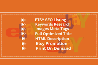 do etsy SEO listings to rank on page 1 for boost sales