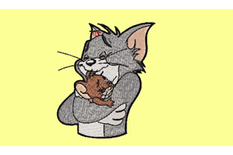 do embroidery digitizing convert to pes, dst, jef, in 1 hour
