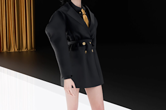 make clo 3d clothes modeling , texturing and animation