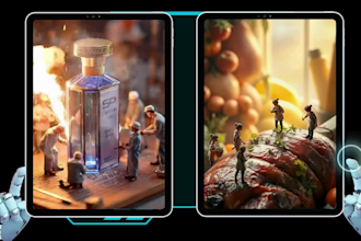 do unique viral ai miniature video, ai mini movie, miniature