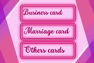 design posts,marriage cards,cover photos,and flyers on canva