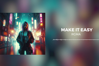 make a professional music visualizer