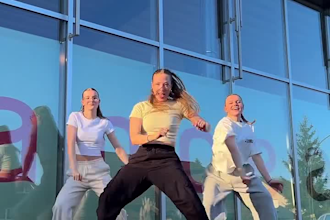 do an amazing afrobeat dance, hip hop , shuffle dance