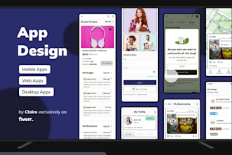 do android and ios mobile app design using figma
