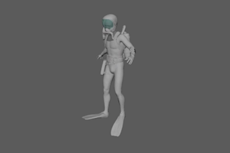 design 3d realistic metahuman character model for unity and unreal engine game