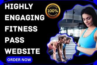 design sports yoga workout gym fitness health and fitness club ticket website