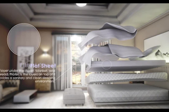 do 3d mattress animation 3d bed design 3d industrial animation 3d mattress model