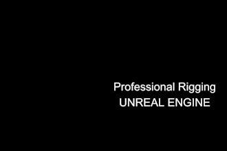 rig your character to epic skeleton for unreal engine