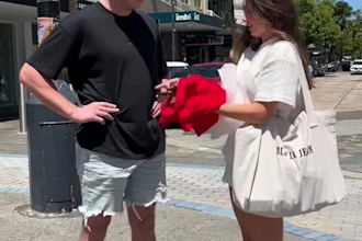 shoot a youtube street interview video for your tiktok ugc video ads for brand