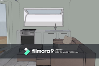 do your floor plan in to 3d by using sketchup fastest