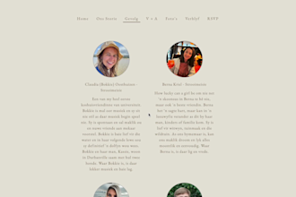 design your wedding stationery and website