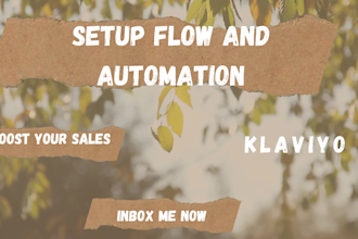 setup klaviyo ecommerce email marketing flows