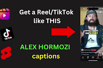 edit tiktoks, reels and shorts with captions