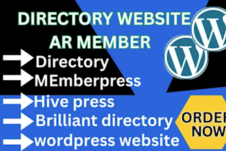 build wordpress membership website directory website brilliant hivepress
