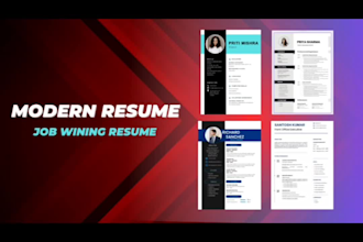 create a executive and clean resume design for win  dream job