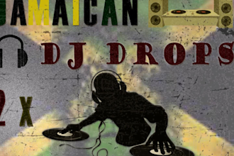 do dj radio drops in jamaican accent without fx
