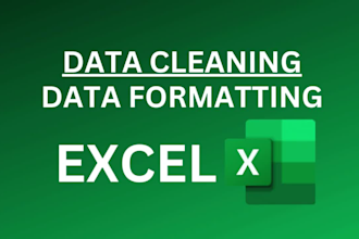 do data cleaning and data formatting