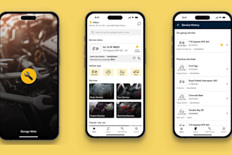 design modern ios and android mobile app UI UX design on figma