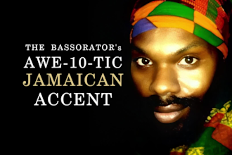 record a deep jamaican male voice over
