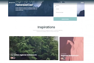 make catchy landing page for your app, photography, fashion, business, shops