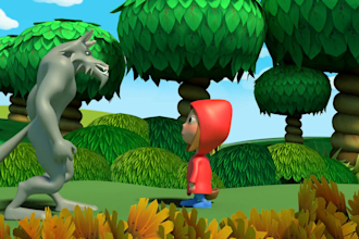make 3d character animation video