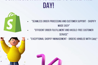 be your dropshipping specialist, shopify marketing, etsy promotion