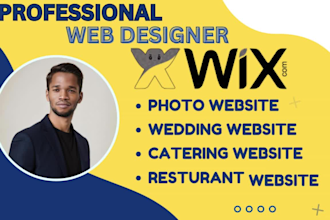 design redesign  wedding wix  website resturant wix website