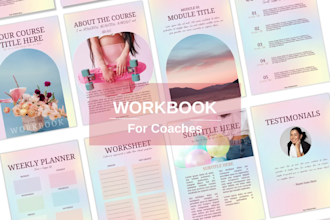 design workbooks and lead magnets using canva