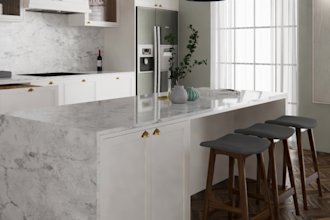 provide 3d render for kitchen remodel