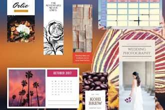 make custom bookmarks, rack cards, and calendars