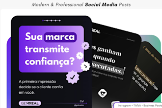 create modern and professional posts for your brand