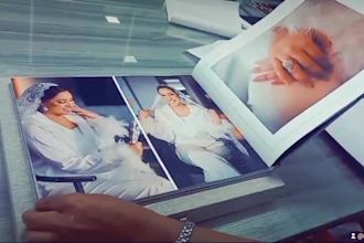 do professional  wedding album designing an printing