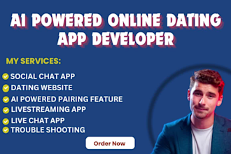 build custom ai mobile app social chat app flutter developer ai development