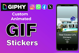 create animated gif stickers for instagram and giphy
