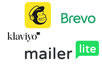 design email newsletter template mailerlite brevo klaviyo mailchimp omnisend