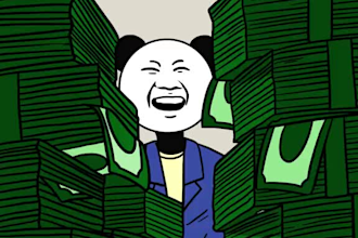 do 2d memecoin animation, crypto animation, solana memecoin, memecoin video