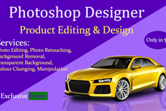 do product photo editing as photoshop expert and image retouch