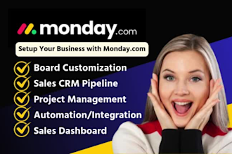 perfectly setup mondaycom, monday crm, automation, integration, reporting