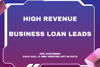 get you high revenue mca business loan leads