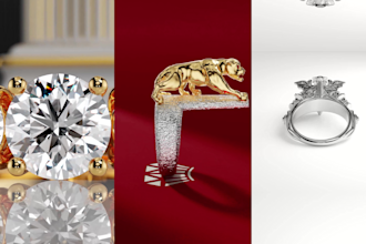3d jewelry animation,jewelry rendering,jewelry designing