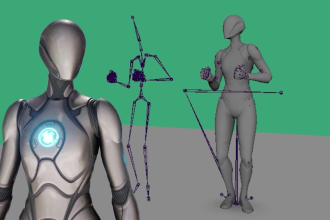 retarget or do c3d mapping and clean motion capture data