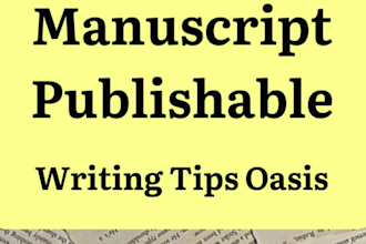 edit and proofread your manuscript for a flat rate