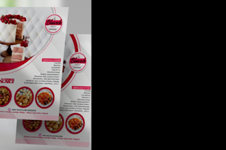 design  a corporate business, food and events flyer design