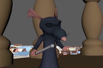 do 3d cartoon animation modelling and rigging