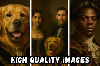 turn your pet or portrait into stunning ai generated artwork