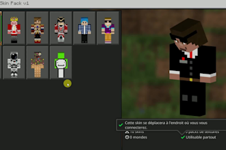 create minecraft skin pack for mobile and windows