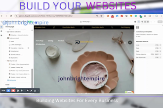 design websites, redesign shopify stores, and optimize for higher sales