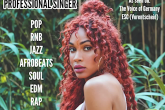 be your amazing singer, female vocalist, female rapper, afrobeats singer