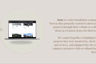 design your website or create a landing page