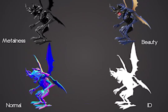 3d modeling and sculpting high poly and low poly